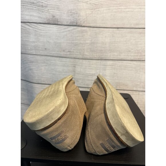 Toms Mens Suede Brogue Derby Shoe Size 12 - Picture 4 of 4